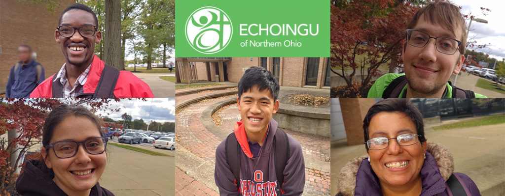 Photos of new students in their first week at echoingU of Nothern Ohio